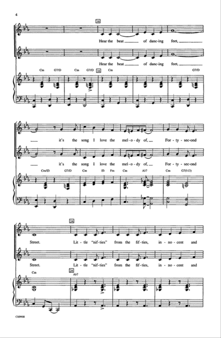 42nd Street Choir scores gallery preview page 2