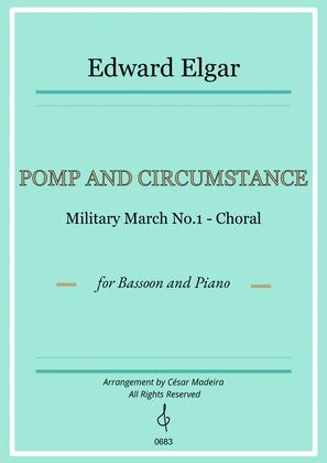 Book cover for Pomp and Circumstance No.1 - Bassoon and Piano (Full Score and Parts)