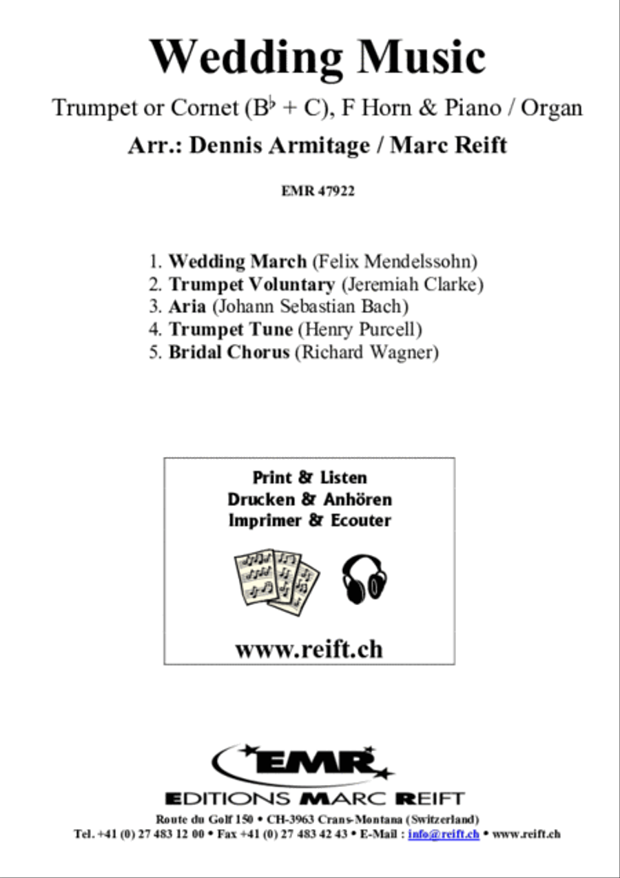 Wedding Music Cornet scores gallery preview page 2