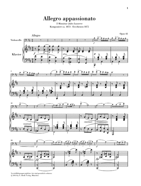 Allegro Appassionato Op. 43