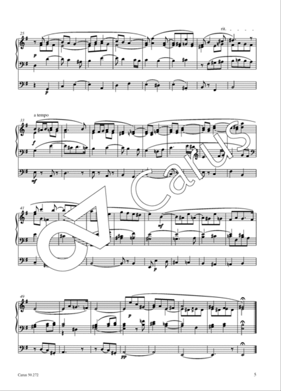 Six short pieces for the organ Organ Solo scores gallery preview page 6