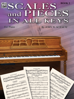 Book cover for Scales and Pieces in All Keys, Book 2