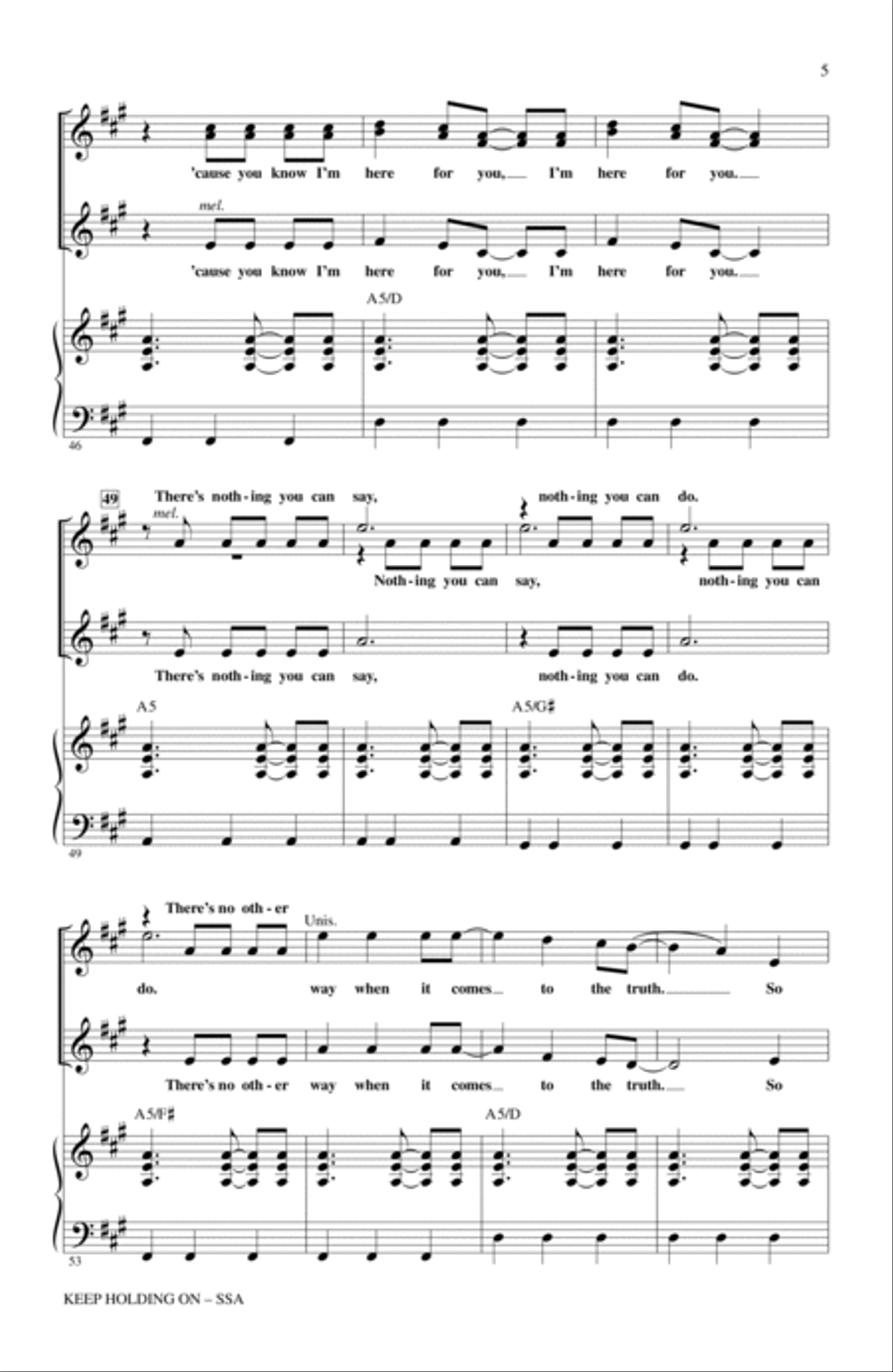Keep Holding On Keep Holding On SSA scores gallery preview page 4