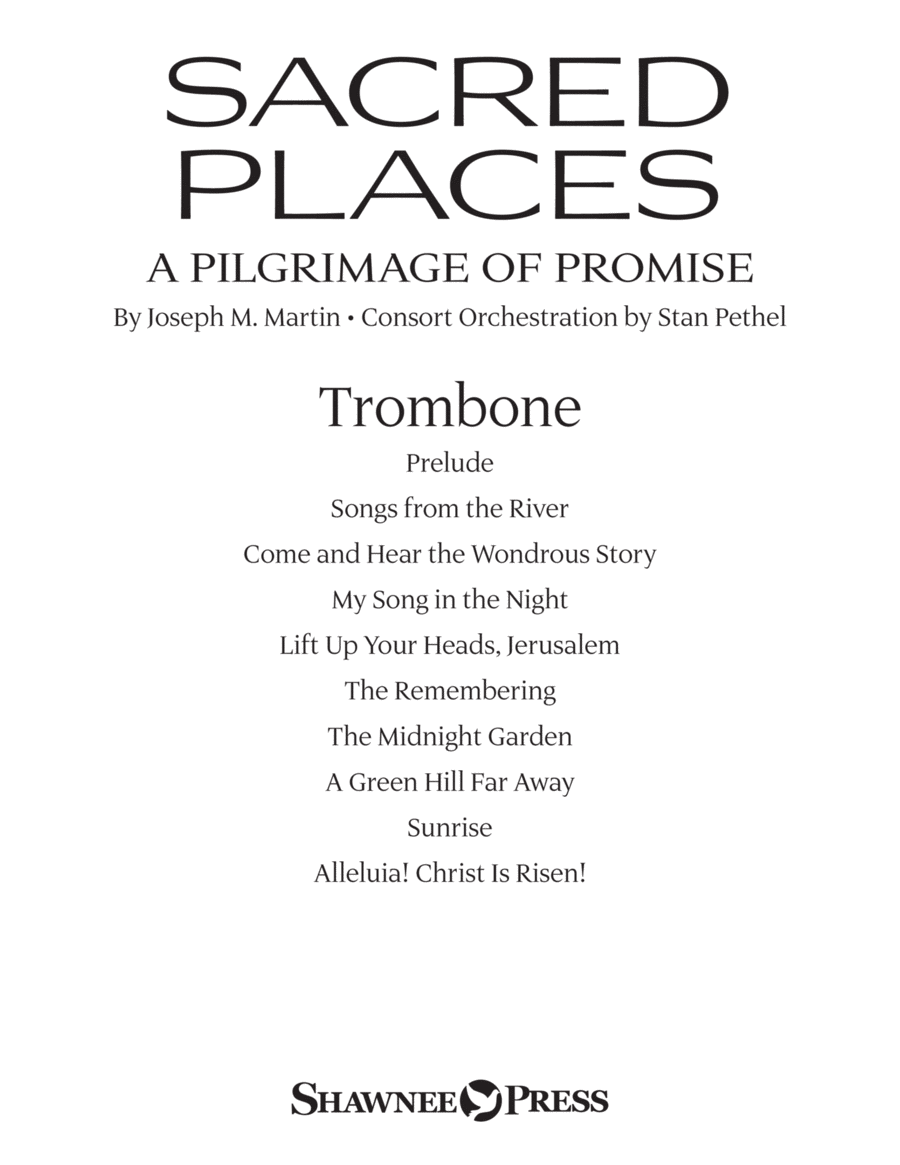 Sacred Places - Trombone