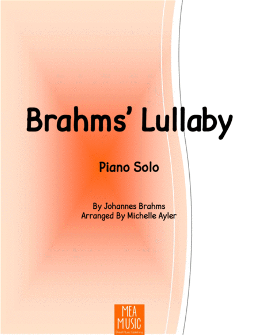 Brahms' Lullaby Piano Solo scores gallery preview page 1