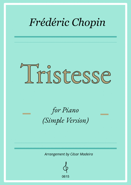 Etude Op.10 No.3 (Tristesse) by F.Chopin - Piano Solo (Simplified Version with Chords) image number null