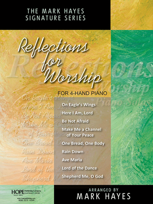 Book cover for Reflections for Worship for 4-Hand Piano