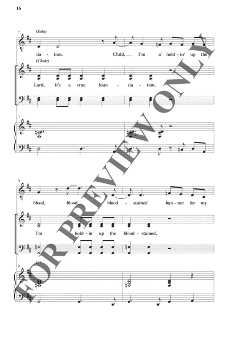 Southern Gospel Songs, Volume 2 - Choral Book Choir scores gallery preview page 17