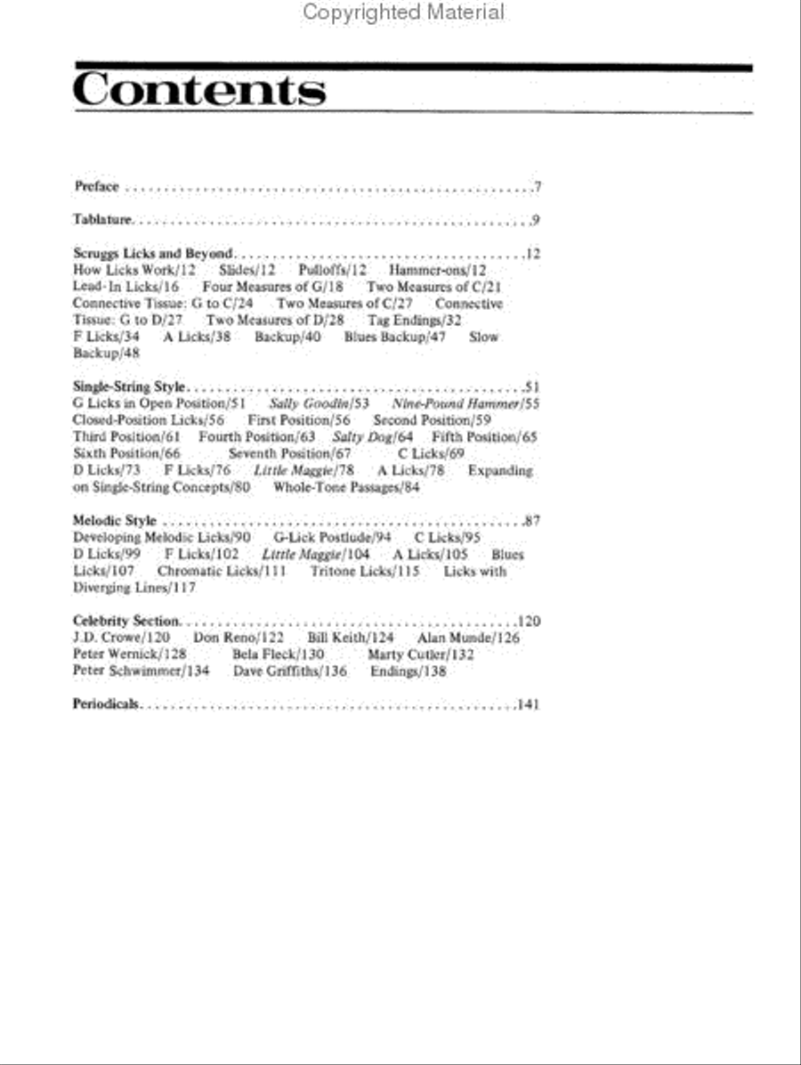 Hot Licks for Bluegrass Banjo Banjo scores gallery preview page 2