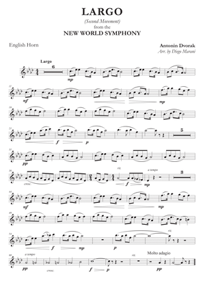 Largo from "New World Symphony" for English Horn and Piano
