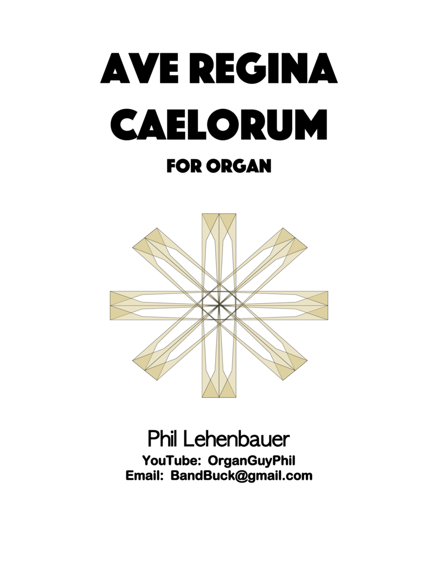 Ave Regina Caelorum, organ work by Phil Lehenbauer image number null