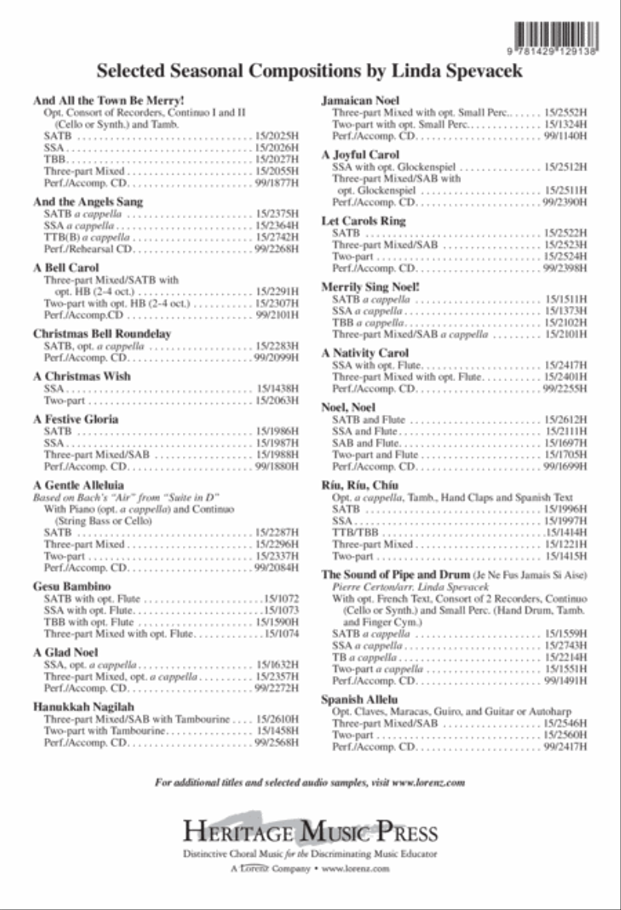 A Merry Fa La La 3-Part scores gallery preview page 13