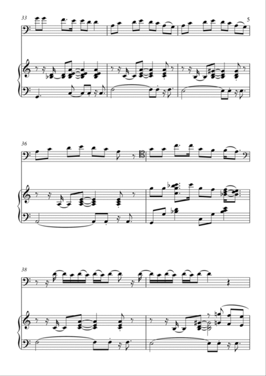 Seven Piano scores gallery preview page 5