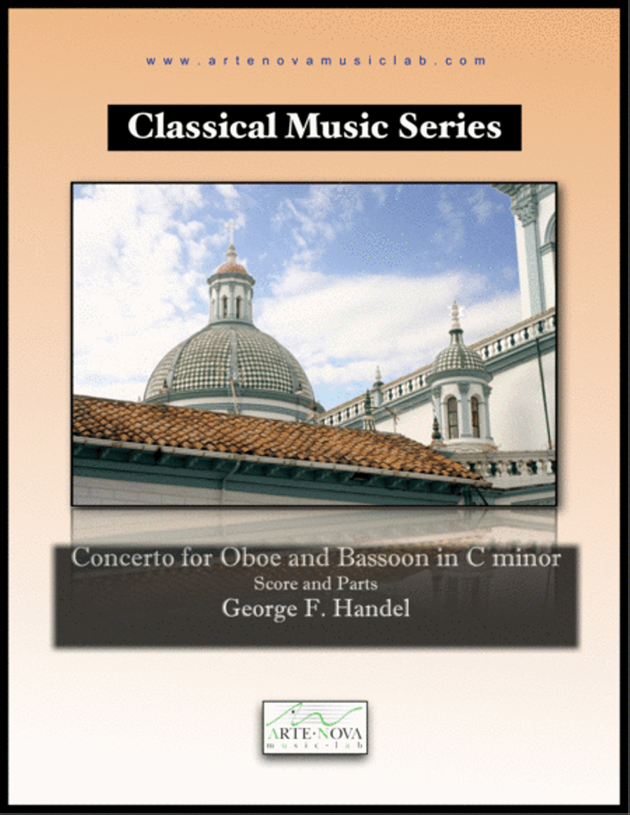 Concerto for Oboe and Bassoon in C minor. String Orchestra scores gallery preview page 1