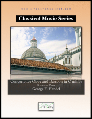 Book cover for Concerto for Oboe and Bassoon in C minor.