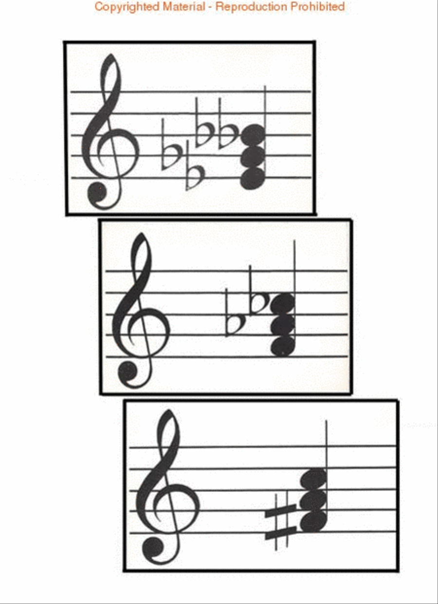 Flash Cards, Diminished Triads