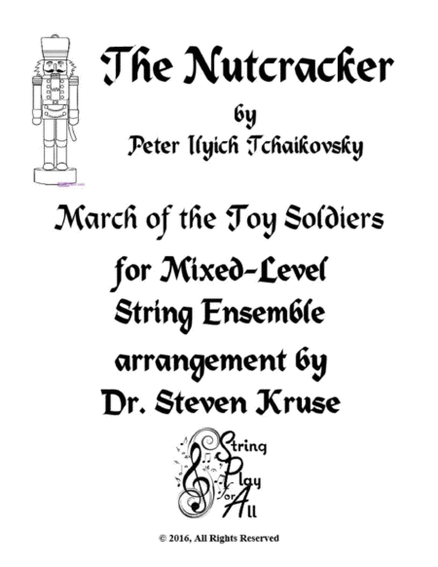 March of the Toy Soldiers from the Nutcracker for Multi-Level String Orchestra image number null