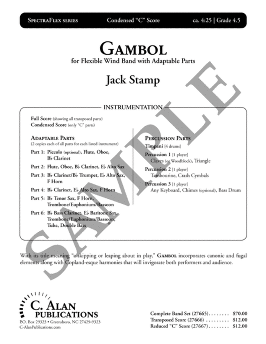 Gambol (6-Part Flex) image number null