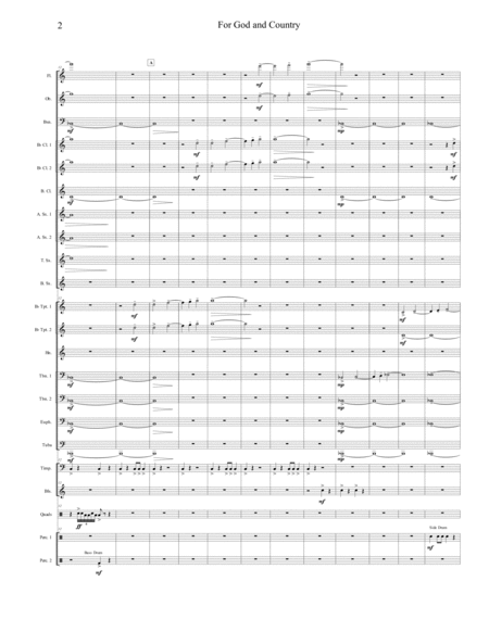 For God and Country (Score and Parts)