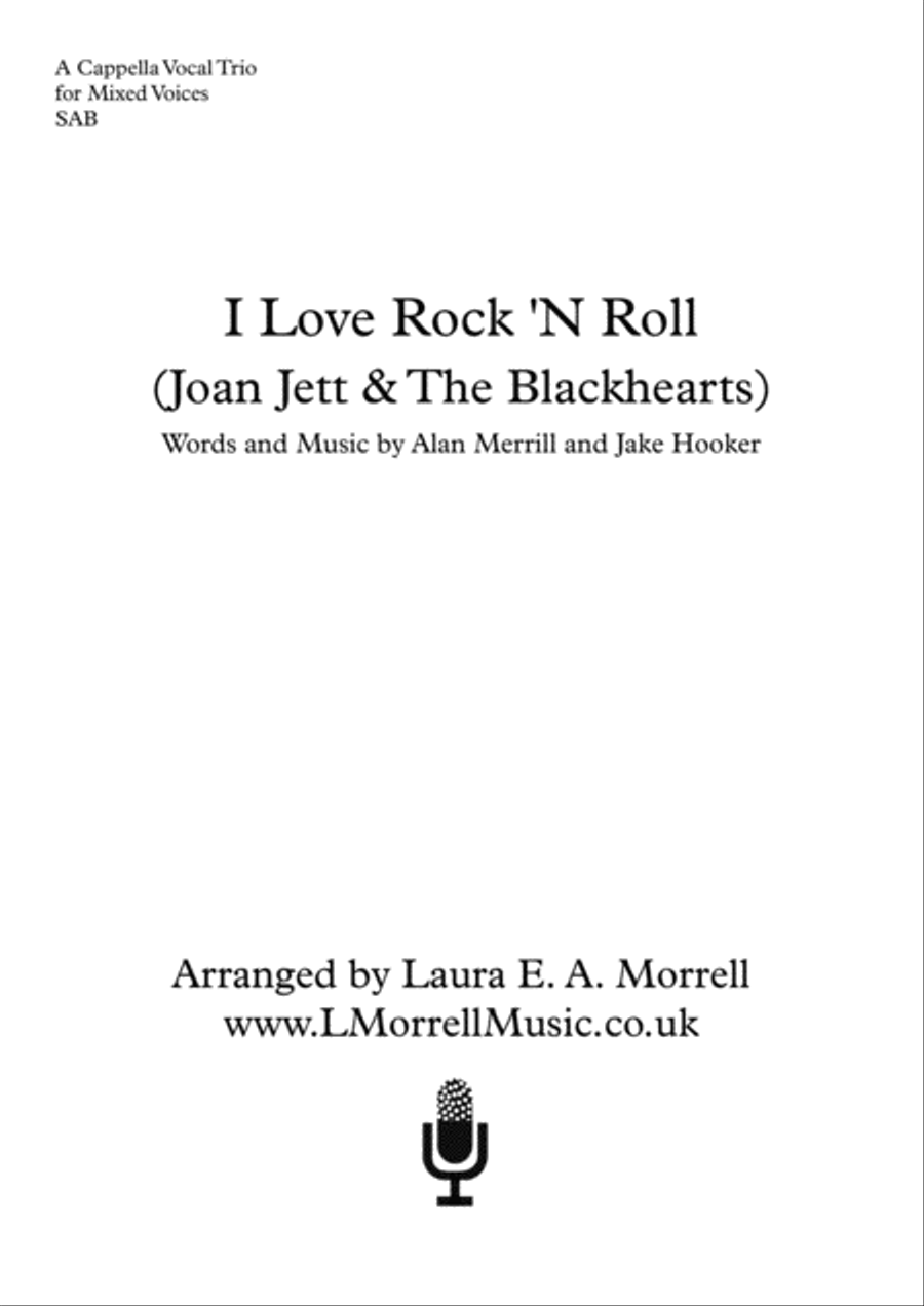 I Love Rock 'N Roll I Love Rock 'N Roll 3-Part scores gallery preview page 1