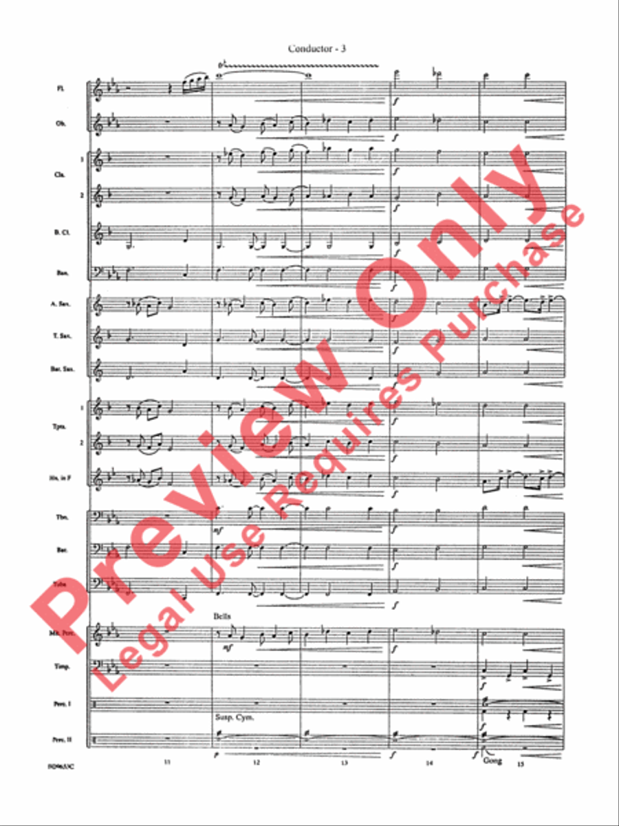 Maya: The Lost Civilization Concert Band scores gallery preview page 5
