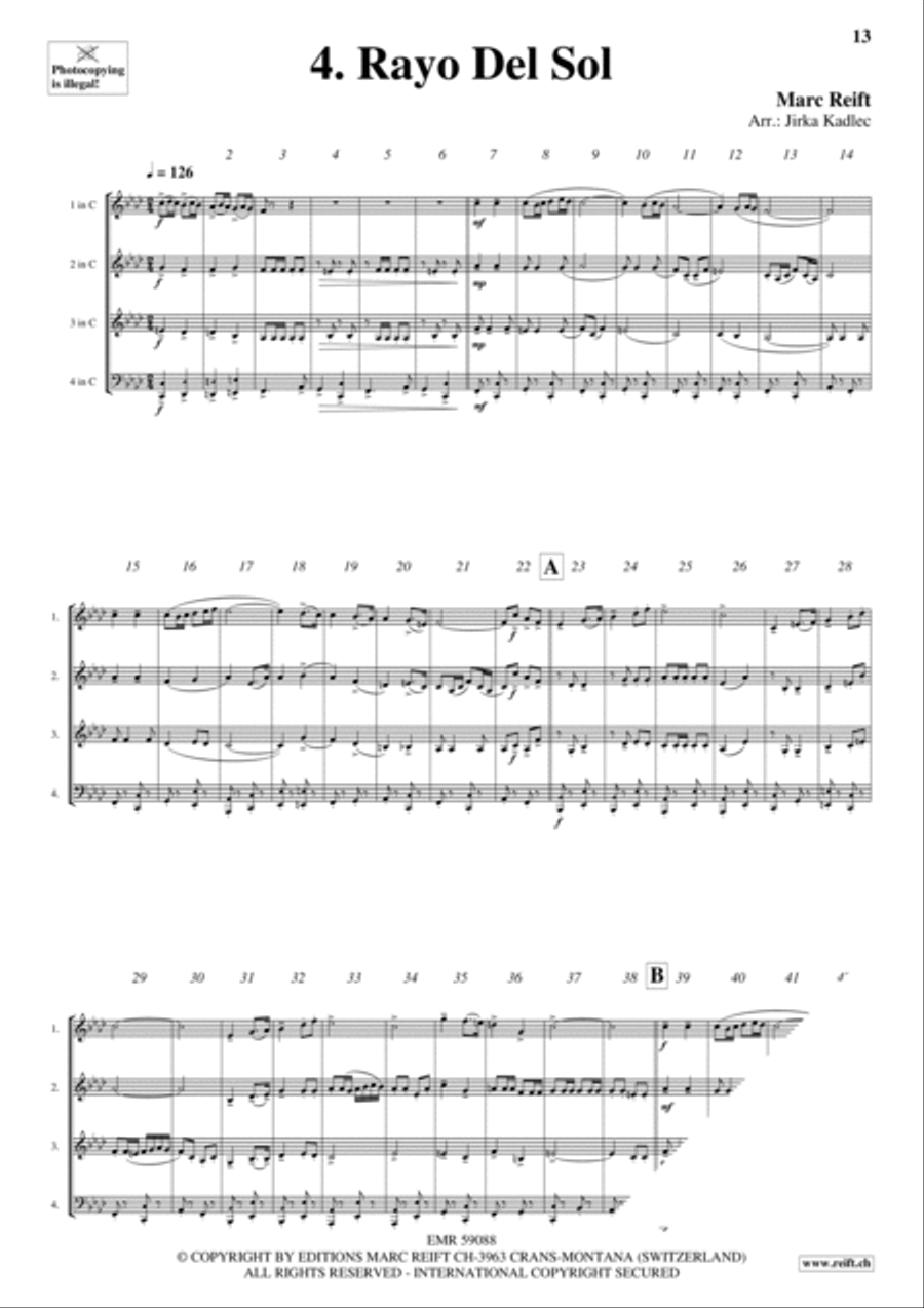 Brass Quartet Collection Volume 2 Brass Quartet scores gallery preview page 6