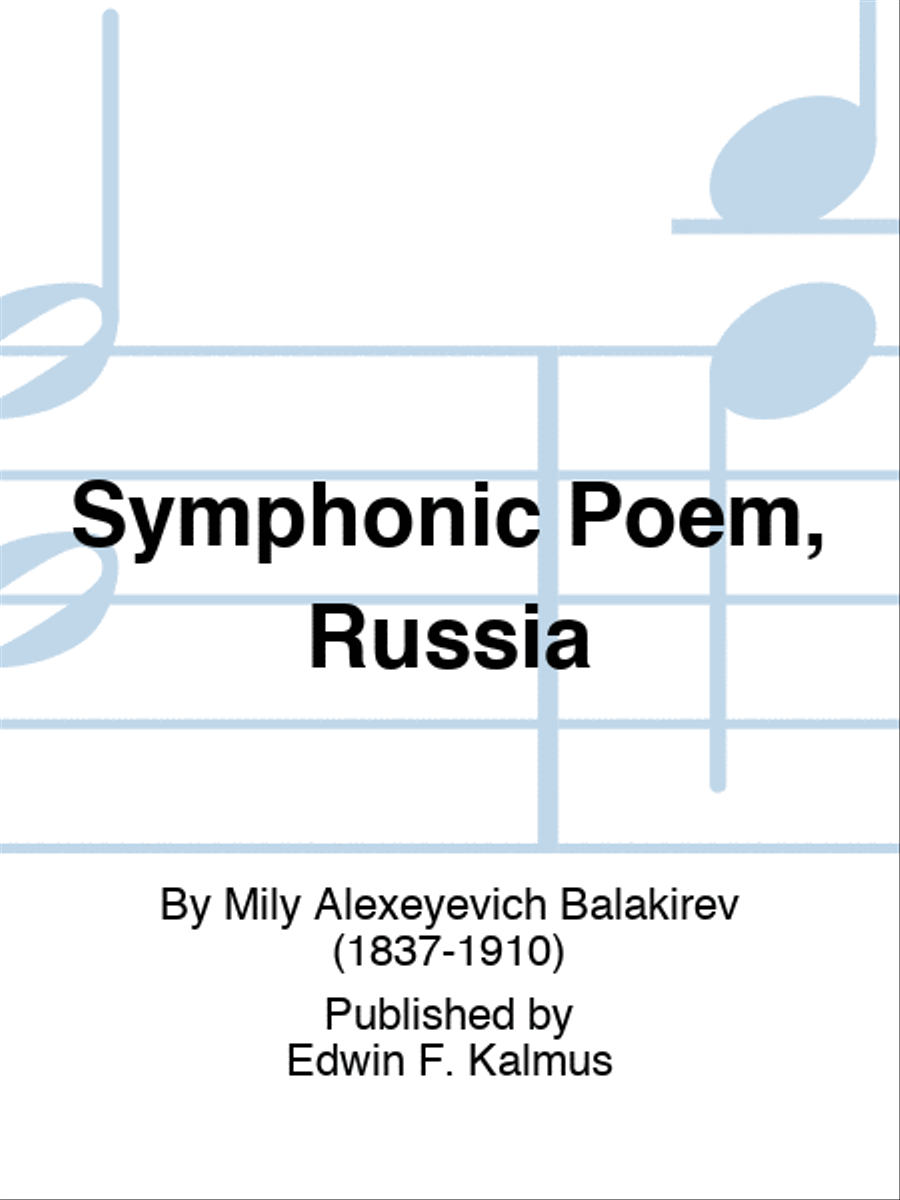 Symphonic Poem, Russia Symphonic Poem, Russia Score scores gallery preview page 1