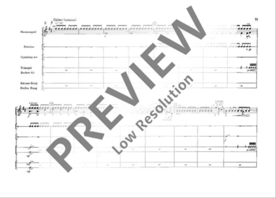 Spielstücke für kleines Schlagwerk Percussion scores gallery preview page 20