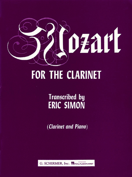 Mozart for the Clarinet (Clarinet / Piano)