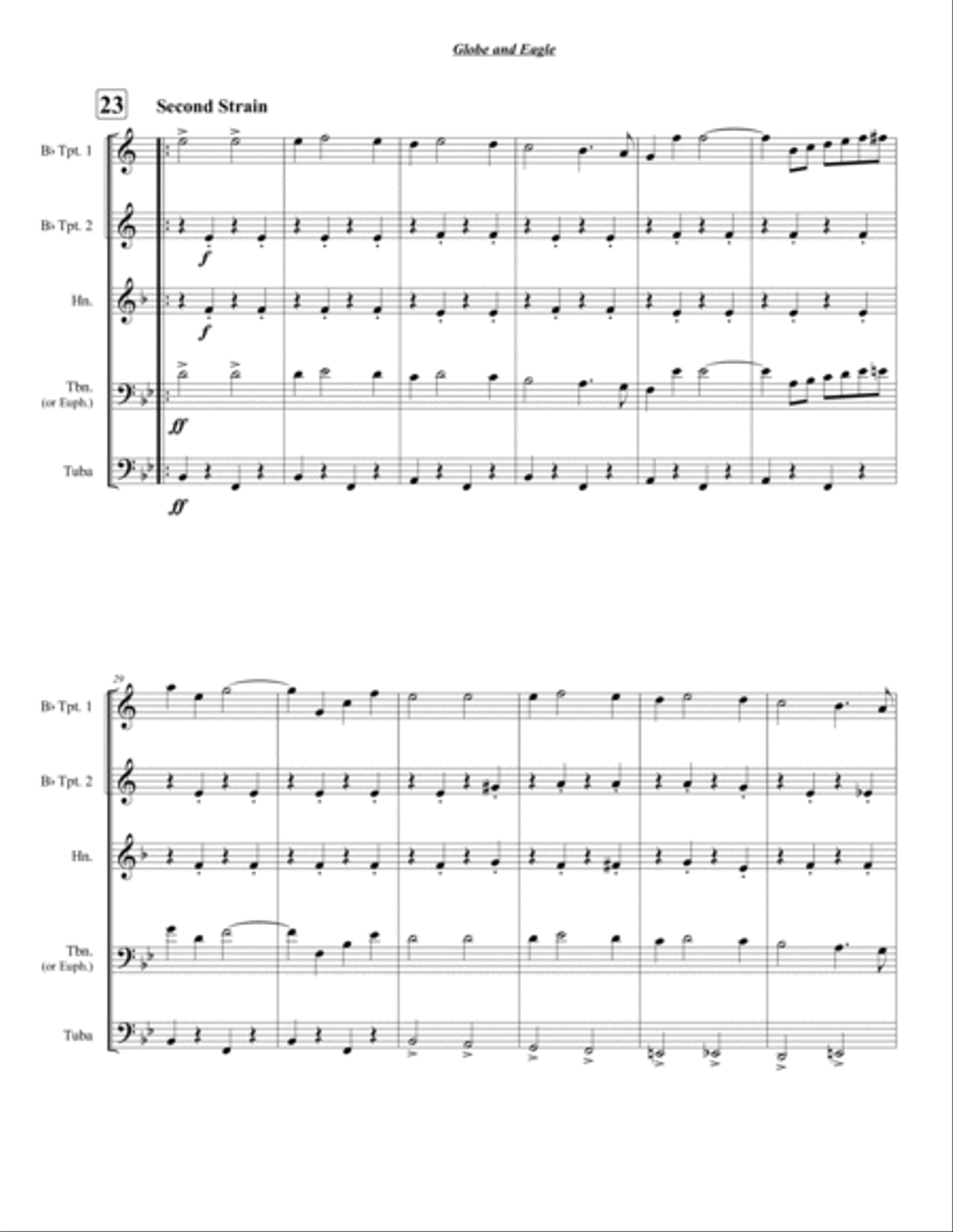 Globe and Eagle Chamber Music scores gallery preview page 5