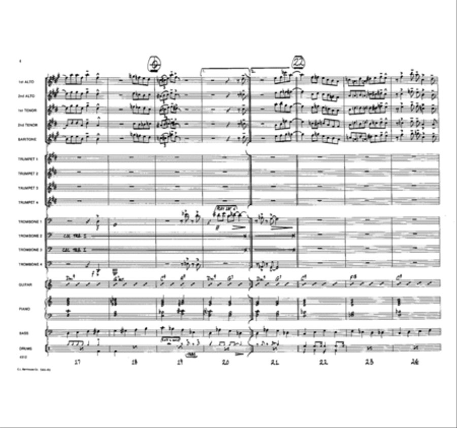 Sax-O-Rama Sax-O-Rama Jazz Ensemble scores gallery preview page 4