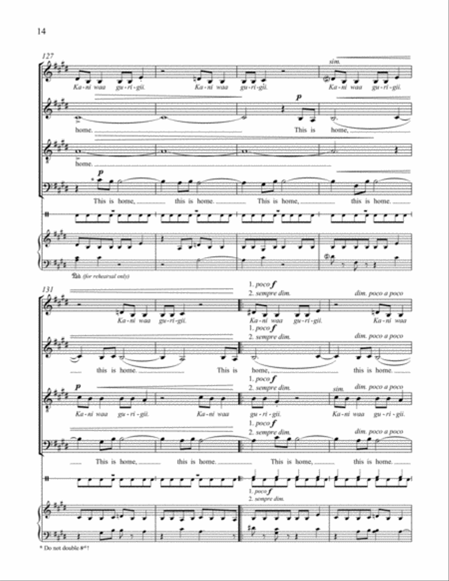 Here We Can Dream (Choral Score) Divisi scores gallery preview page 9