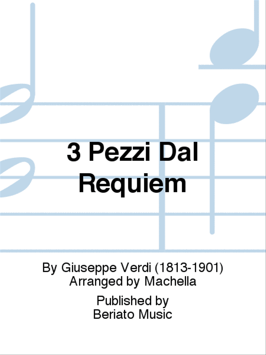 3 Pezzi Dal Requiem Organ scores gallery preview page 1