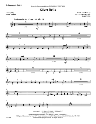 Silver Bells (arr. Mark Hayes) - Bb Trumpet 2,3