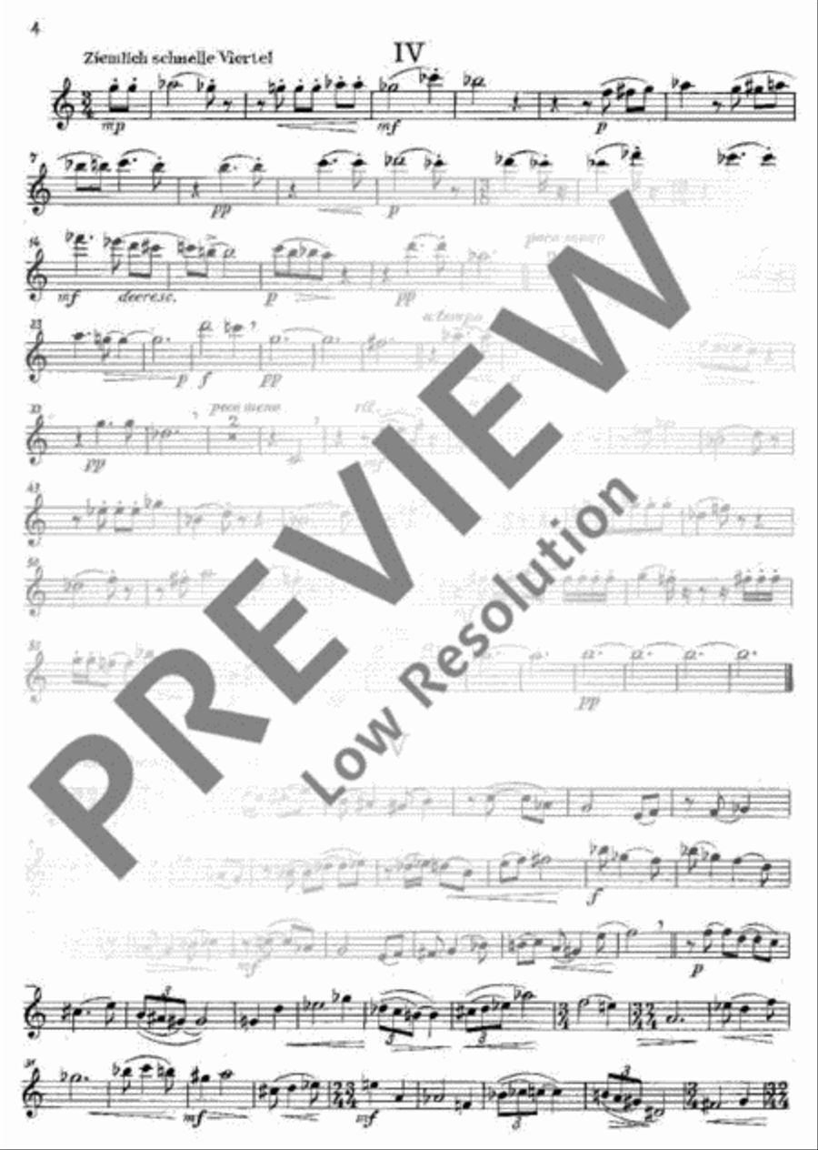 Six Madrigals Violin scores gallery preview page 4