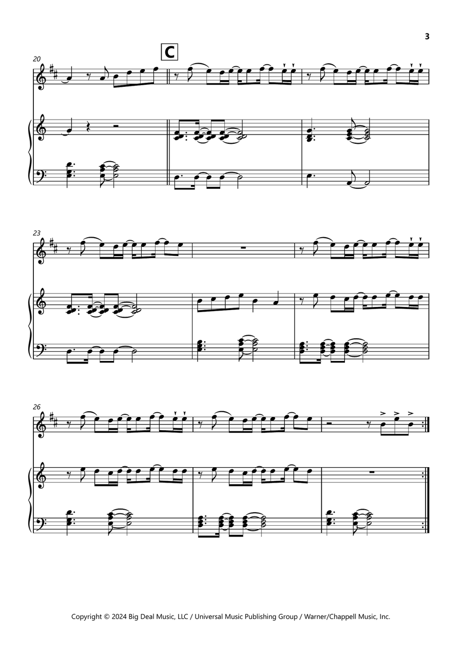 Espresso Espresso Chamber Music scores gallery preview page 3