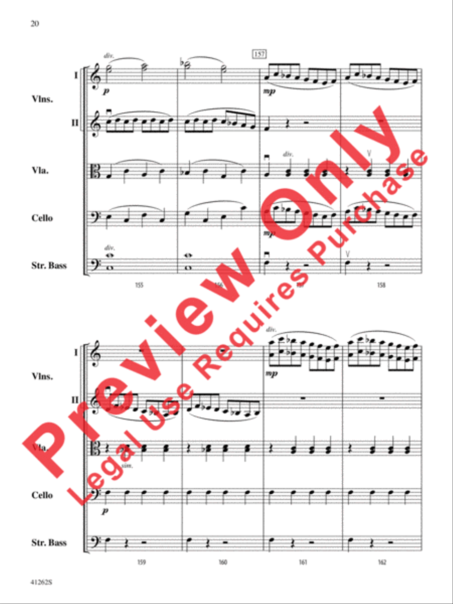 Cosi Fan Tutte Cosi Fan Tutte String Orchestra scores gallery preview page 21