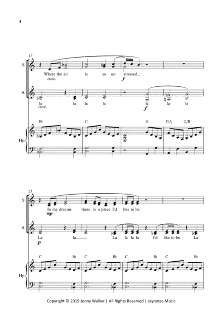 Song of Hope - Female voices (SA) SSA scores gallery preview page 4