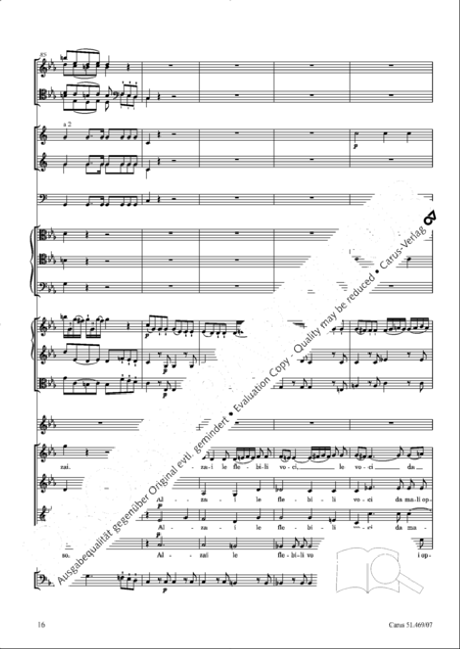 Davide penitente 4-Part scores gallery preview page 29