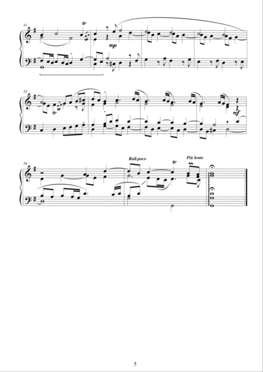 J.S.Bach - Four Little Preludes and Fugues for piano 4-Part scores gallery preview page 5