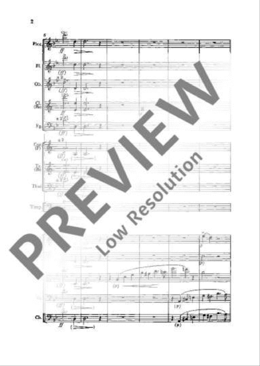 Overture G minor Orchestra scores gallery preview page 11