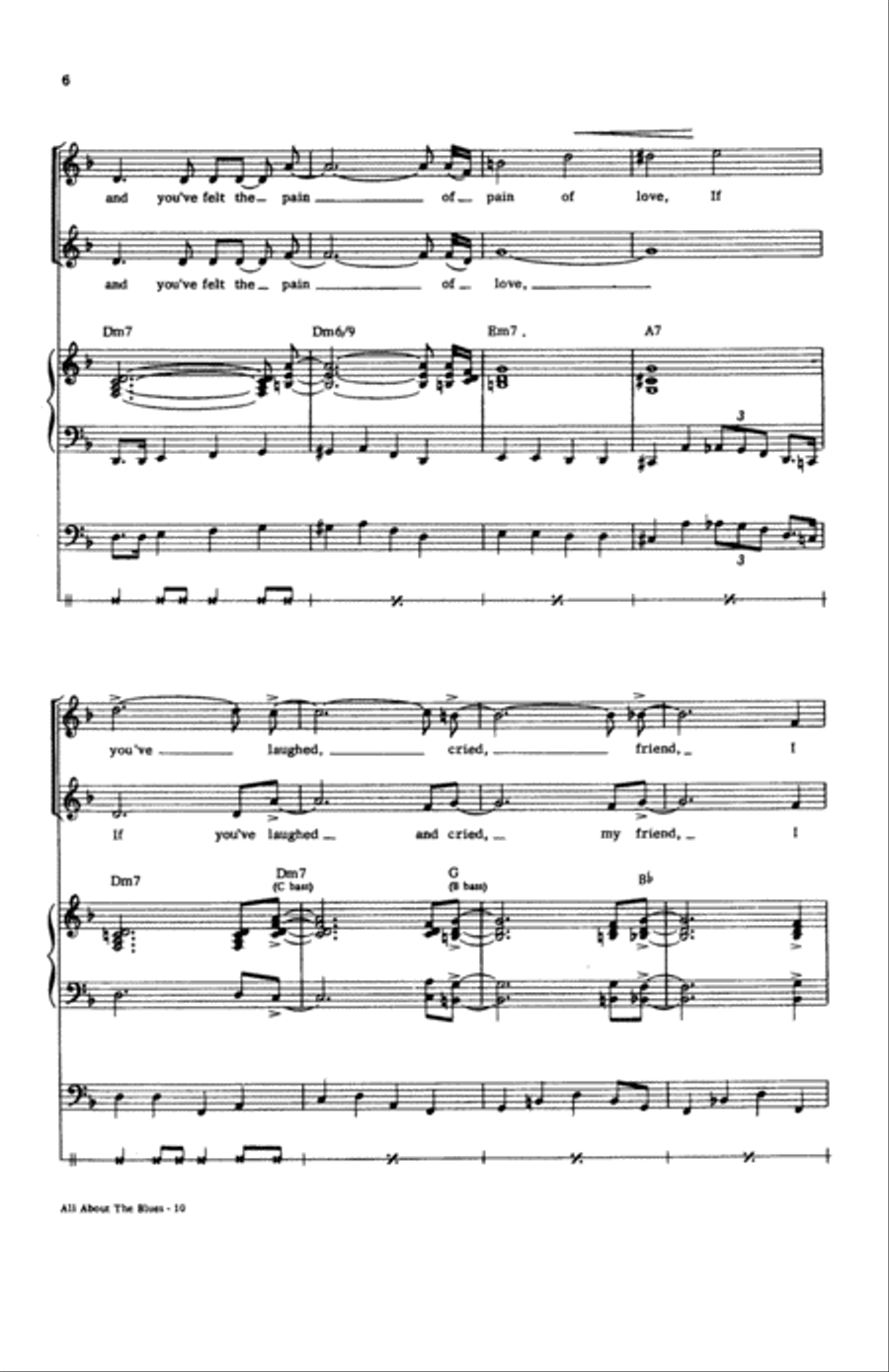 All About the Blues All About the Blues Choir scores gallery preview page 4