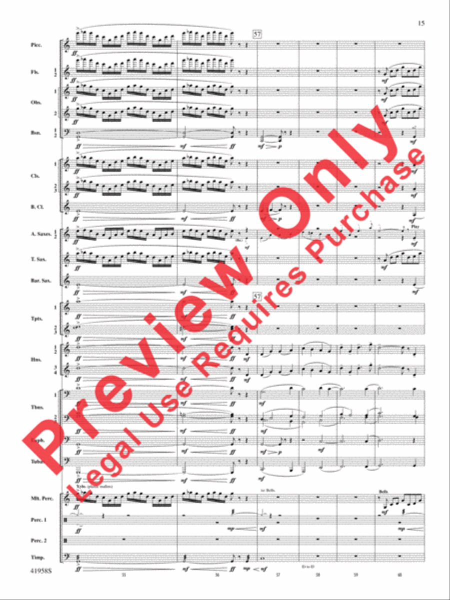 God's Country Concert Band scores gallery preview page 35