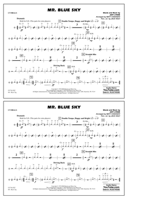 Mr. Blue Sky (arr. Matt Conaway) - Cymbals