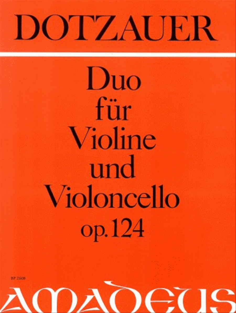 Duo op. 124 Duo op. 124 Cello scores gallery preview page 1