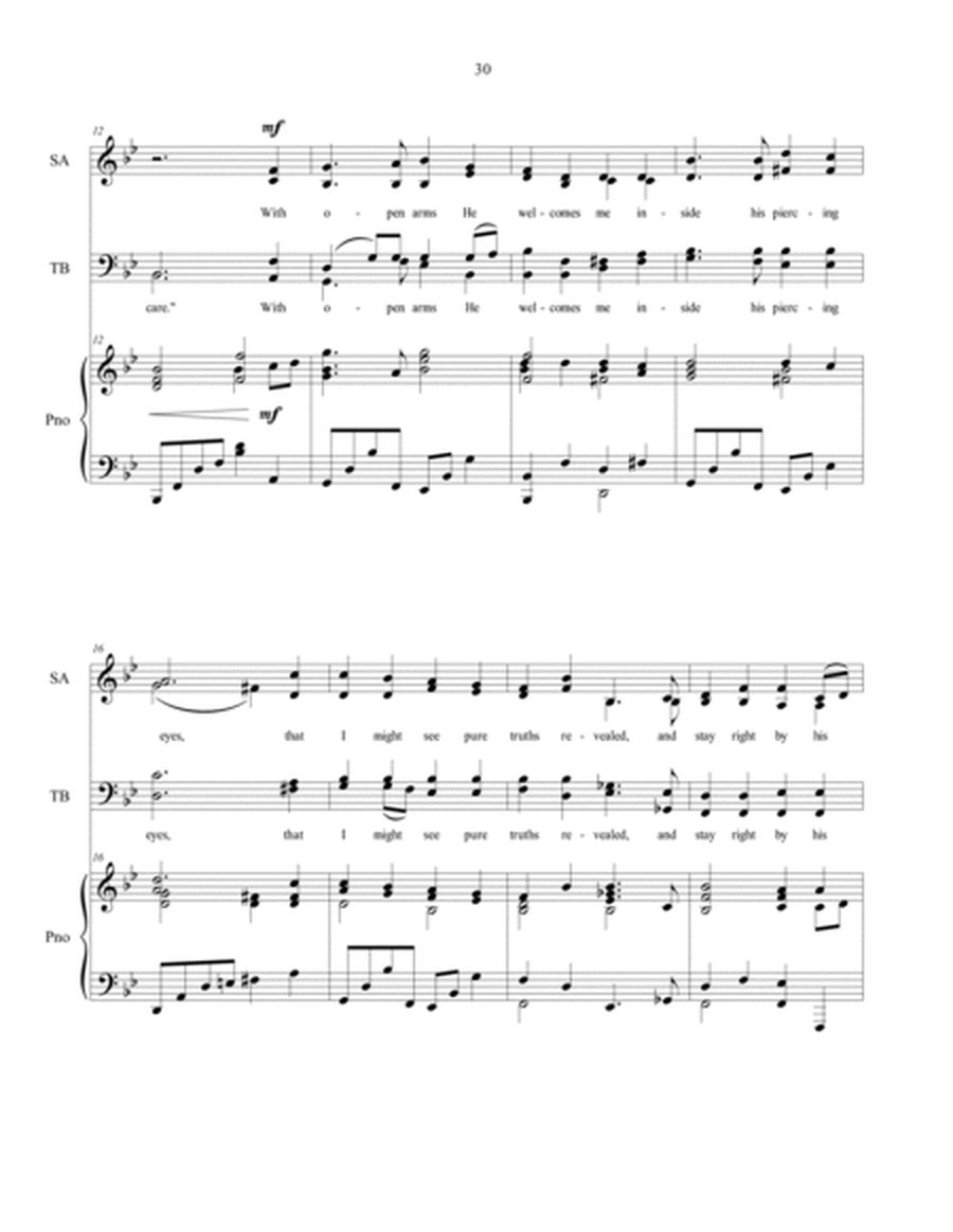 With Open Arms, sacred music for SATB choir image number null
