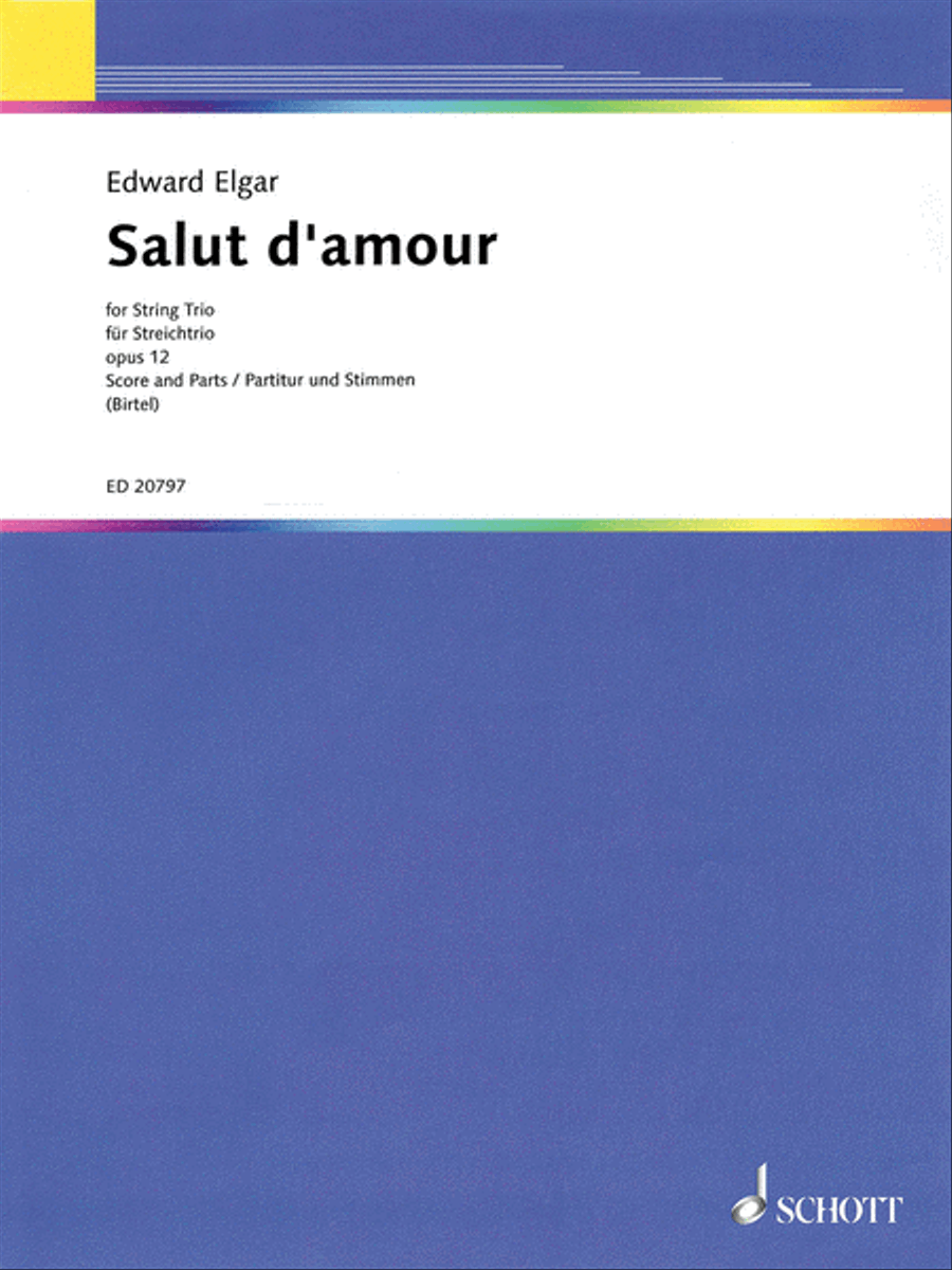Salut d'Amour String Trio scores gallery preview page 1