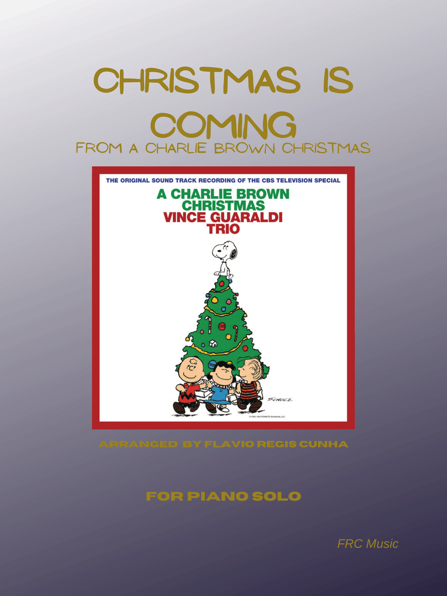 Book cover for Christmas Is Coming from A CHARLIE BROWN CHRISTMAS