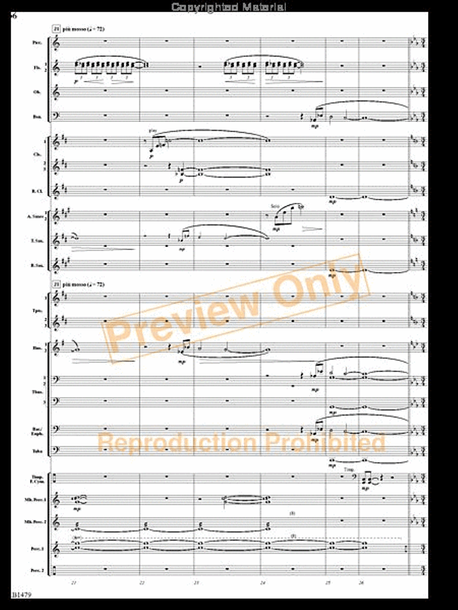 Gravity Wave Gravity Wave Concert Band scores gallery preview page 5