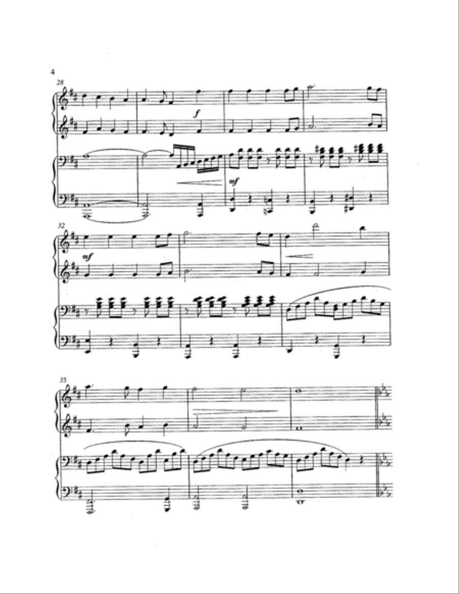 Joy to the World Piano scores gallery preview page 4